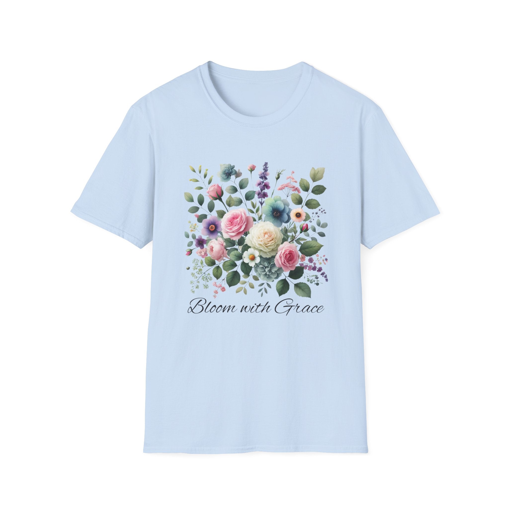 Bloom with Grace Watercolor T-Shirt
