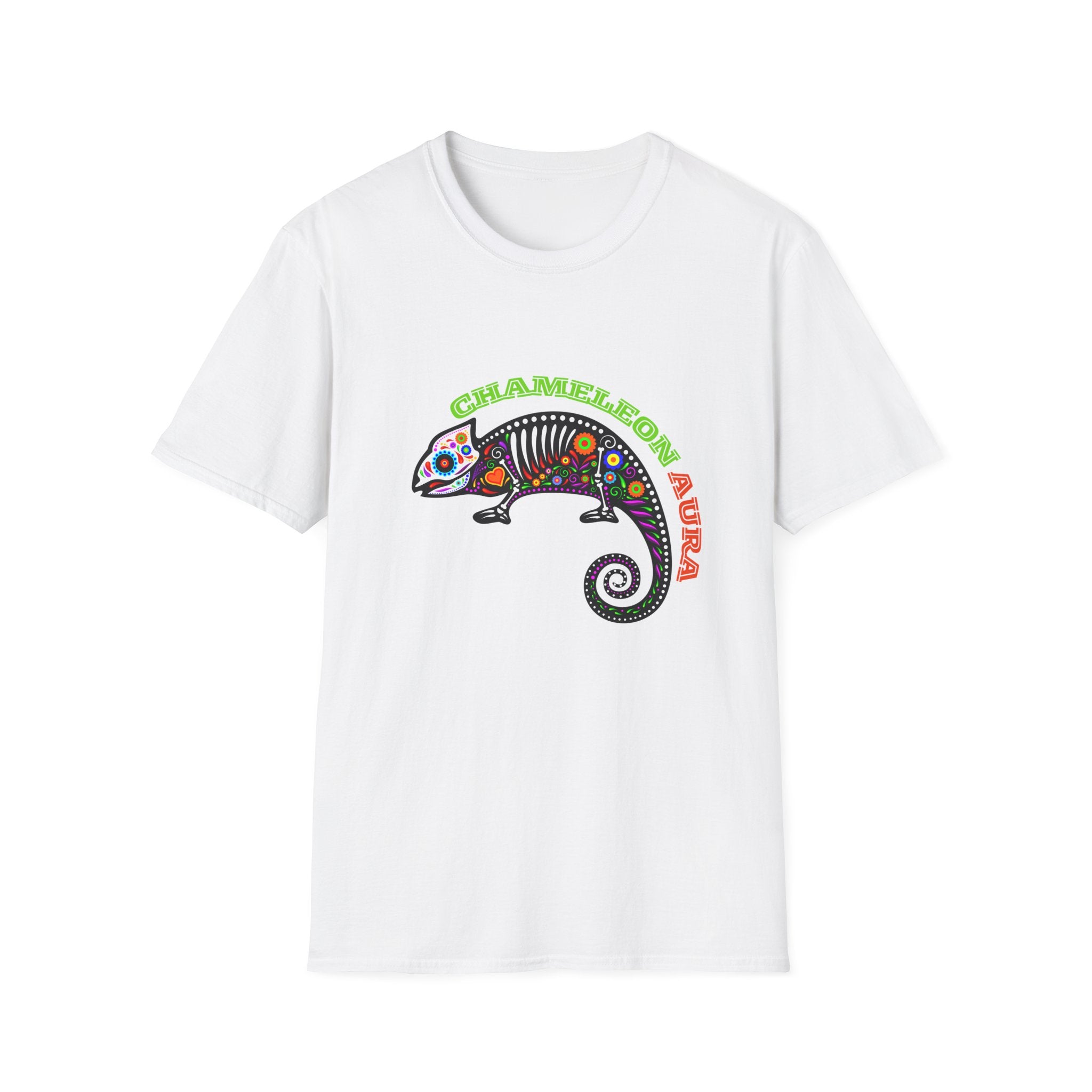 Chameleon Aura Sugar Skull T-Shirt