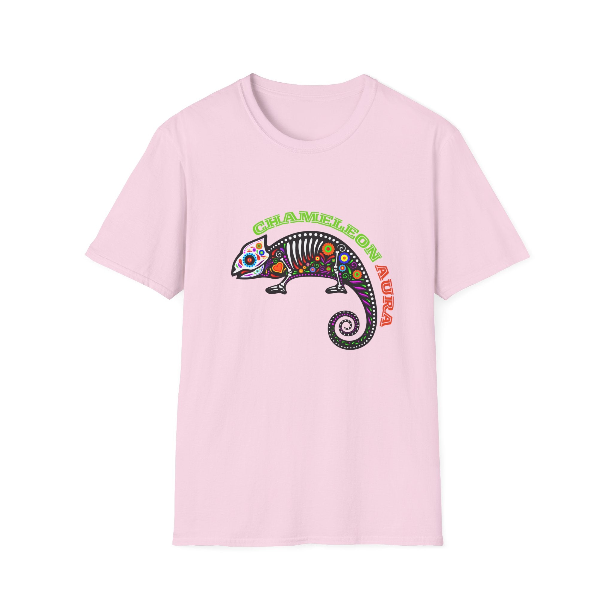 Chameleon Aura Sugar Skull T-Shirt