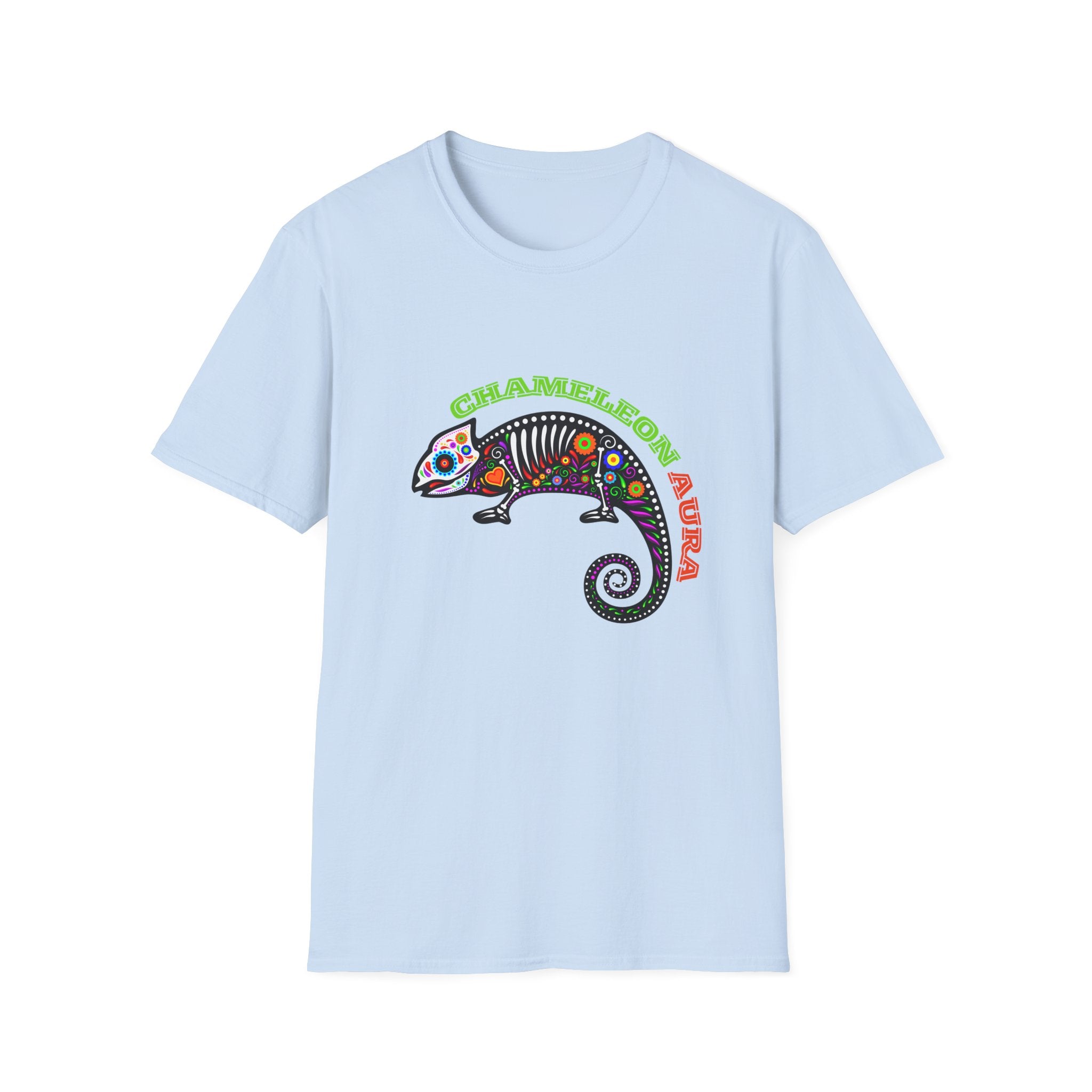 Chameleon Aura Sugar Skull T-Shirt