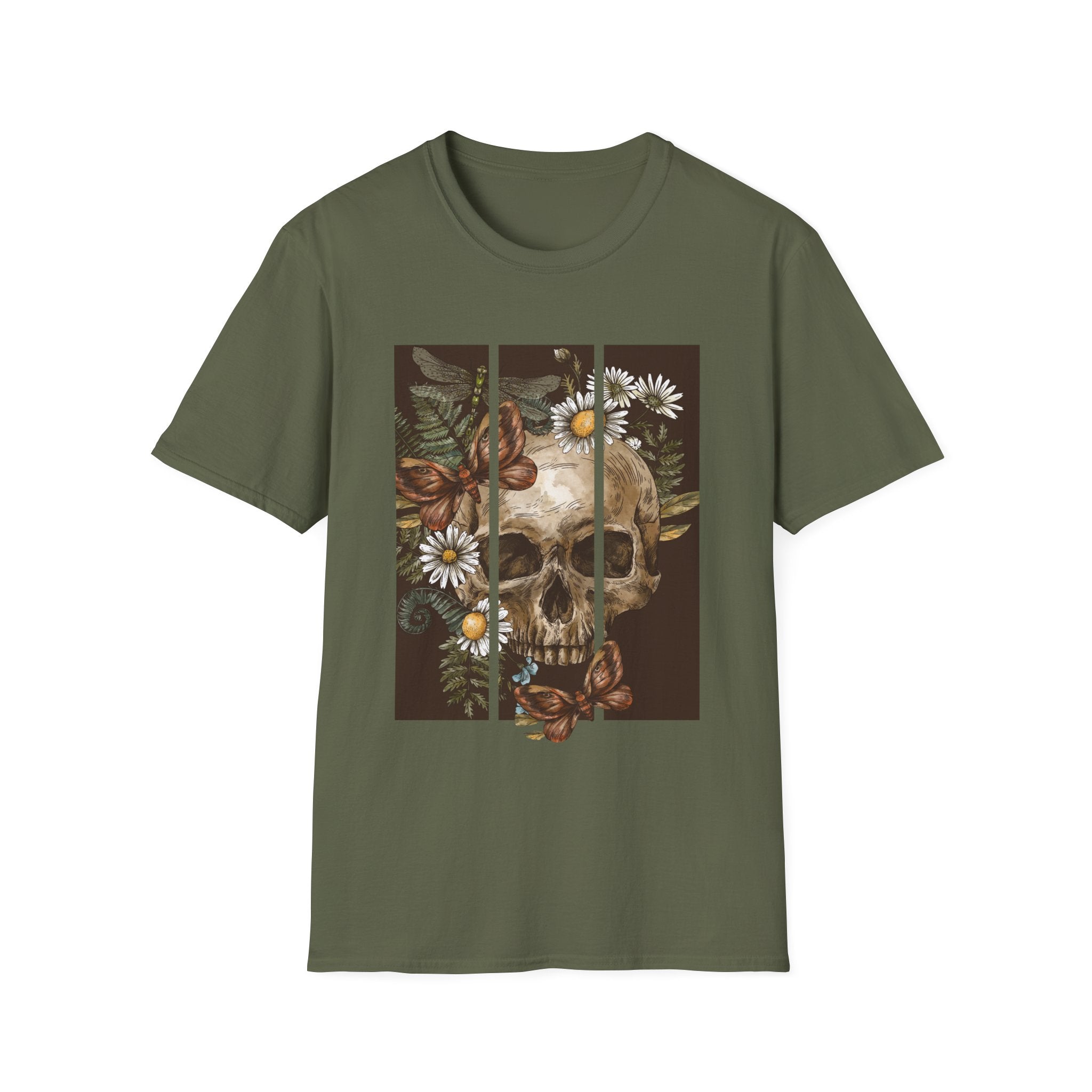 Botanical Skull Vibes T-Shirt