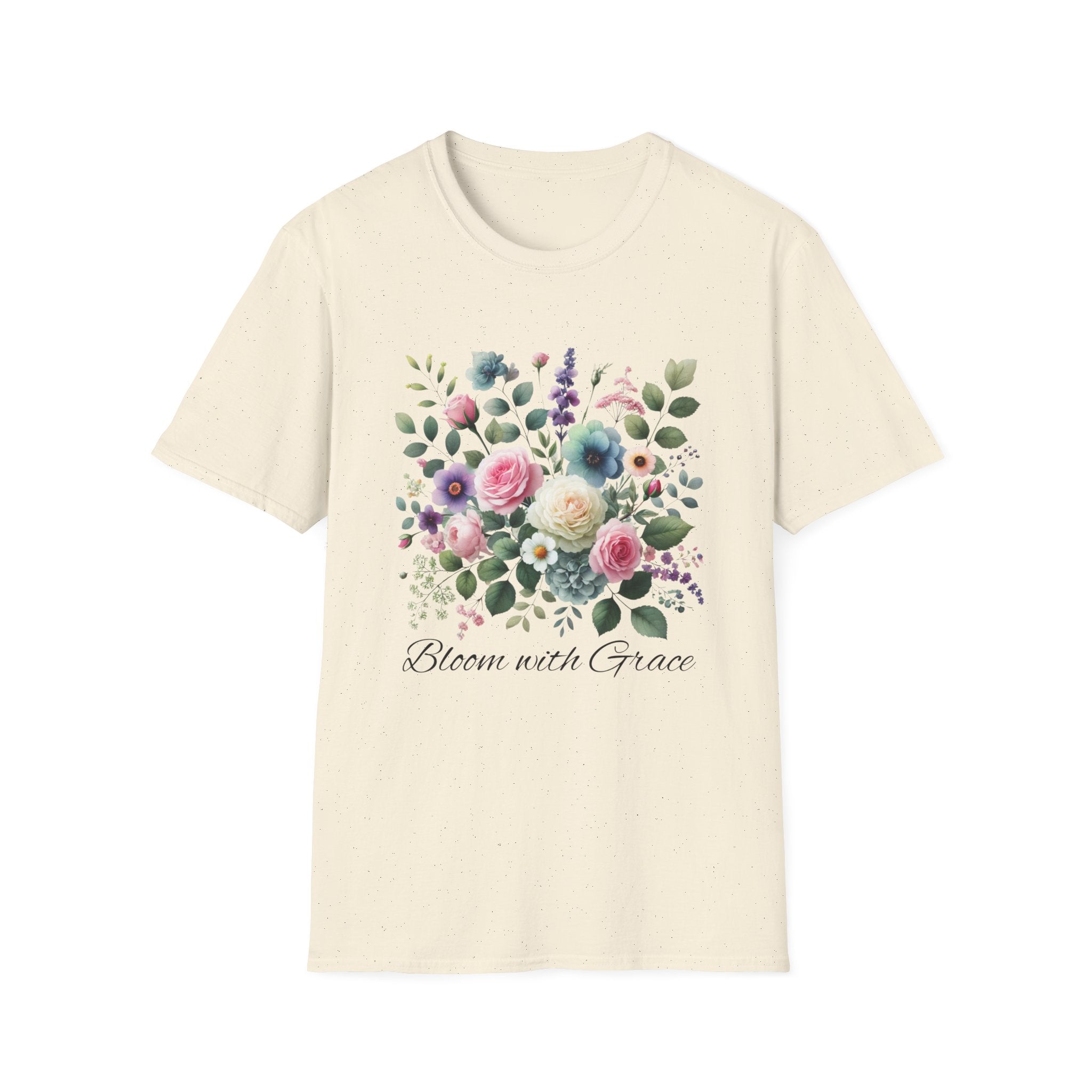 Bloom with Grace Watercolor T-Shirt