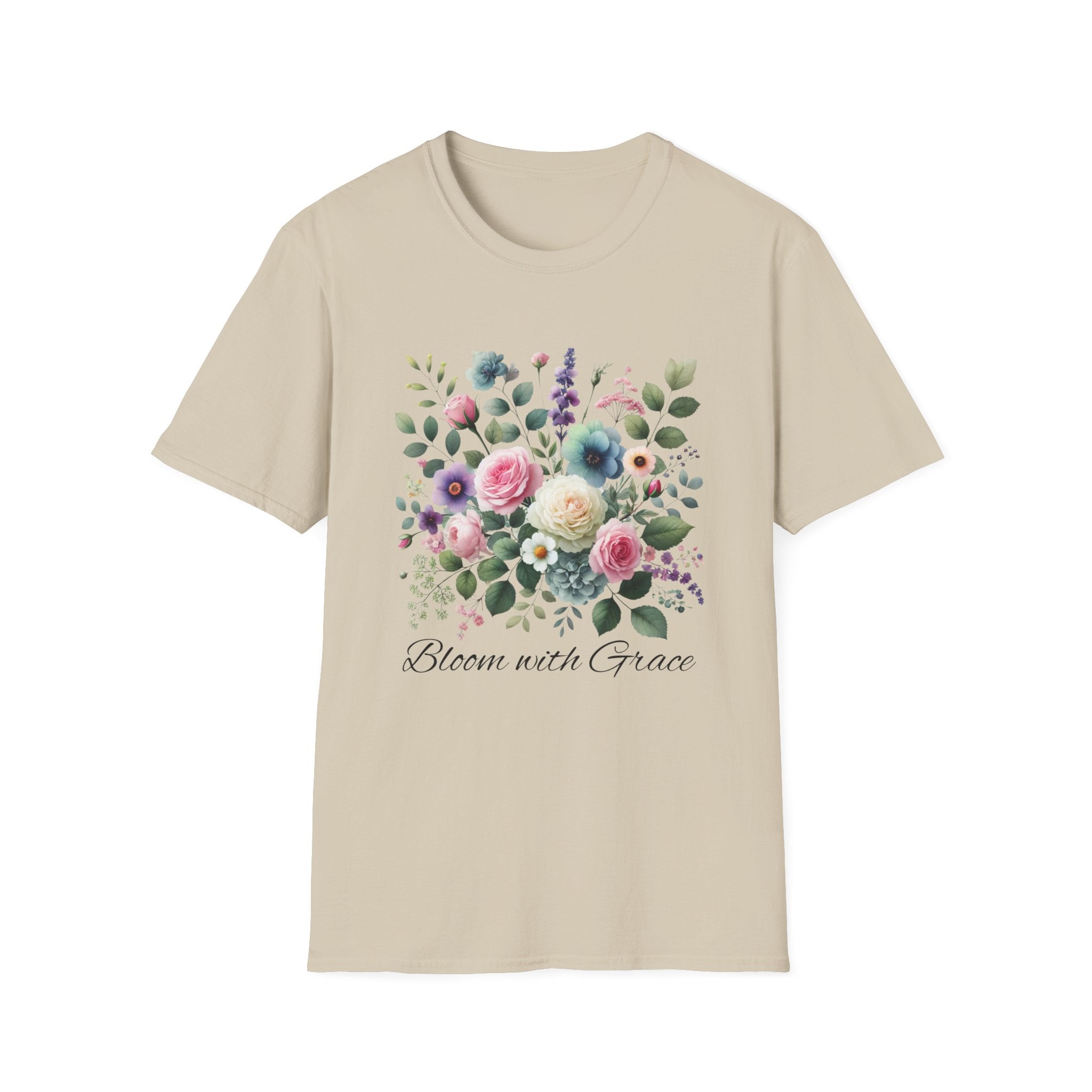 Bloom with Grace Watercolor T-Shirt