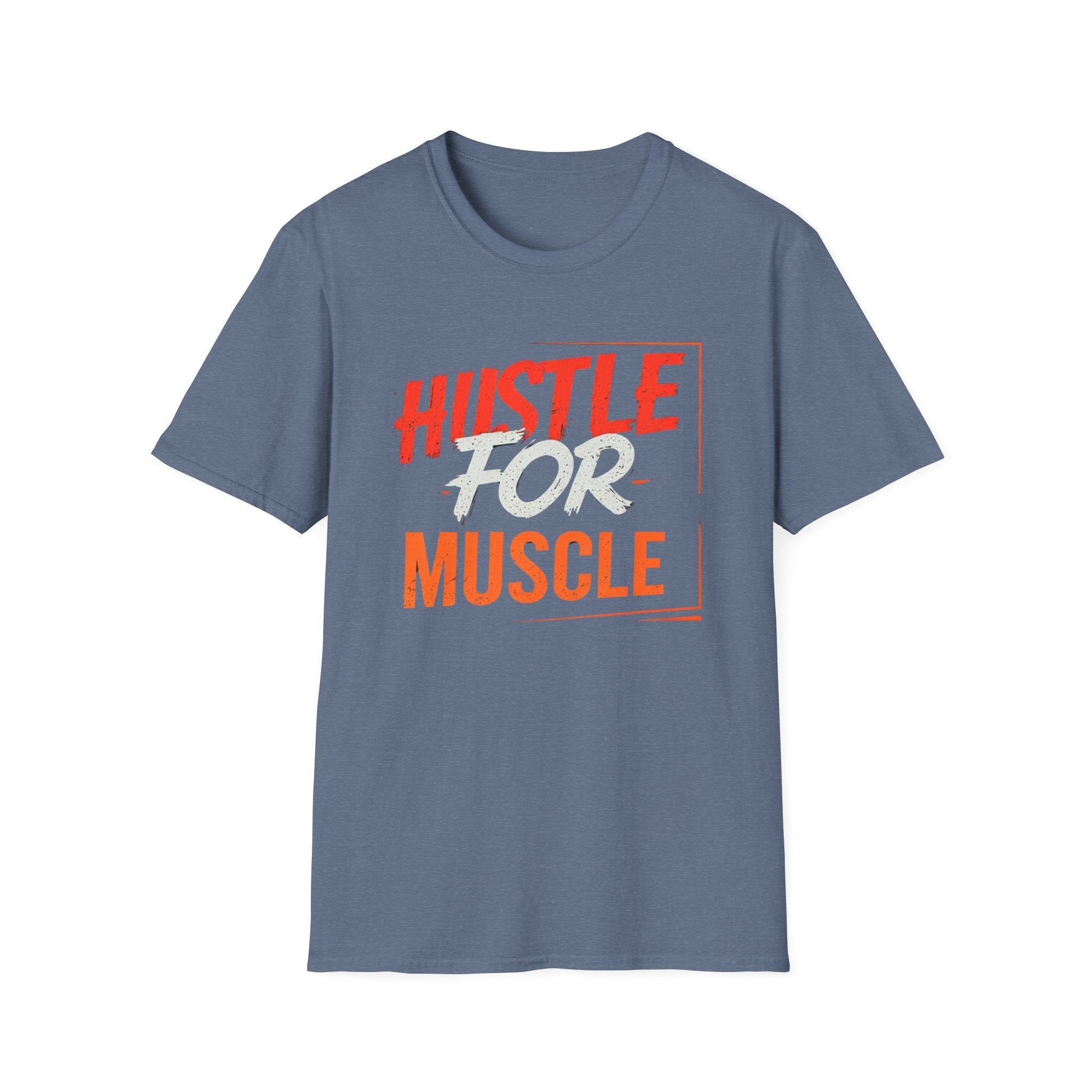 Hustle For Muscle – Box Style T-shirt