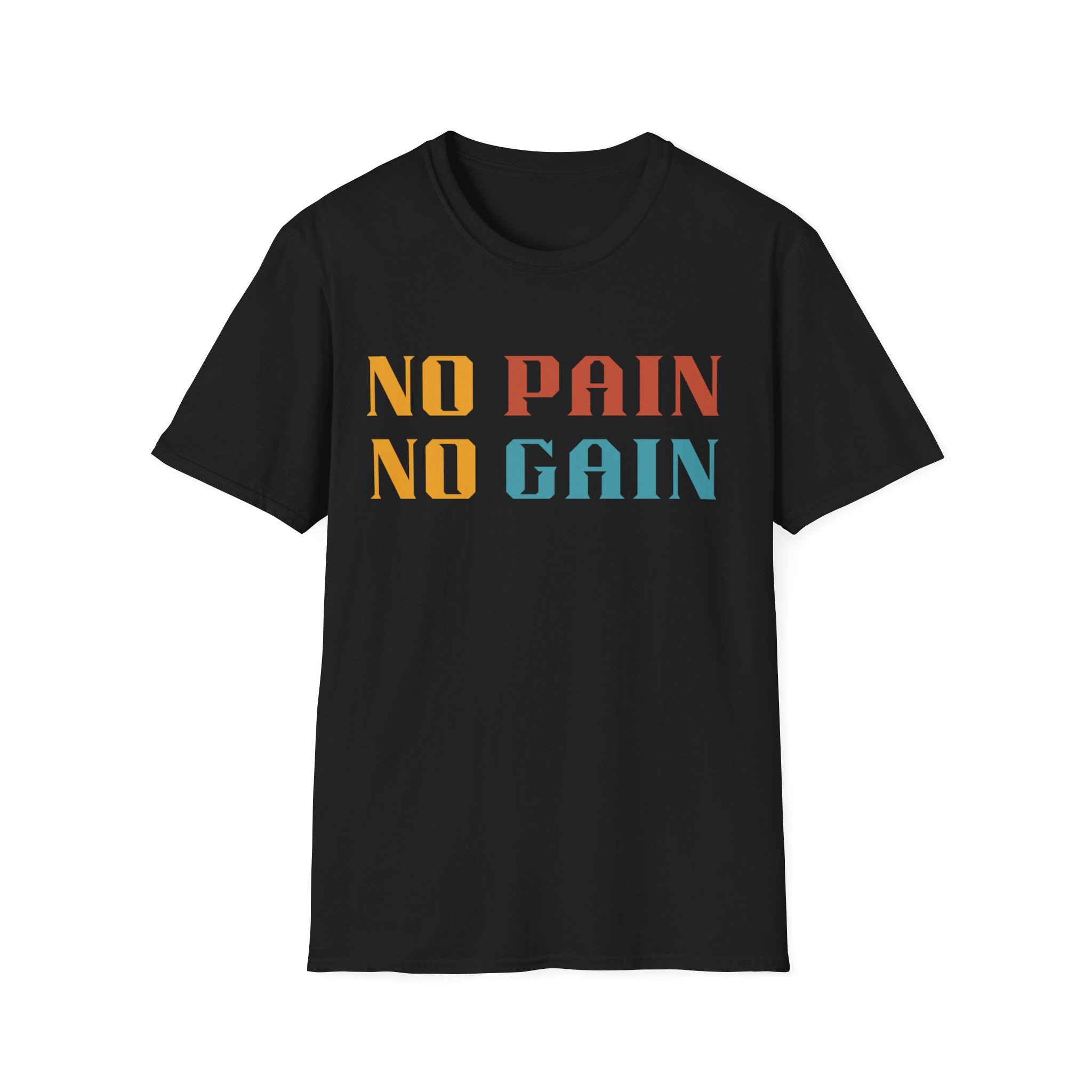 Retro Bold No Pain No Gain T-shirt