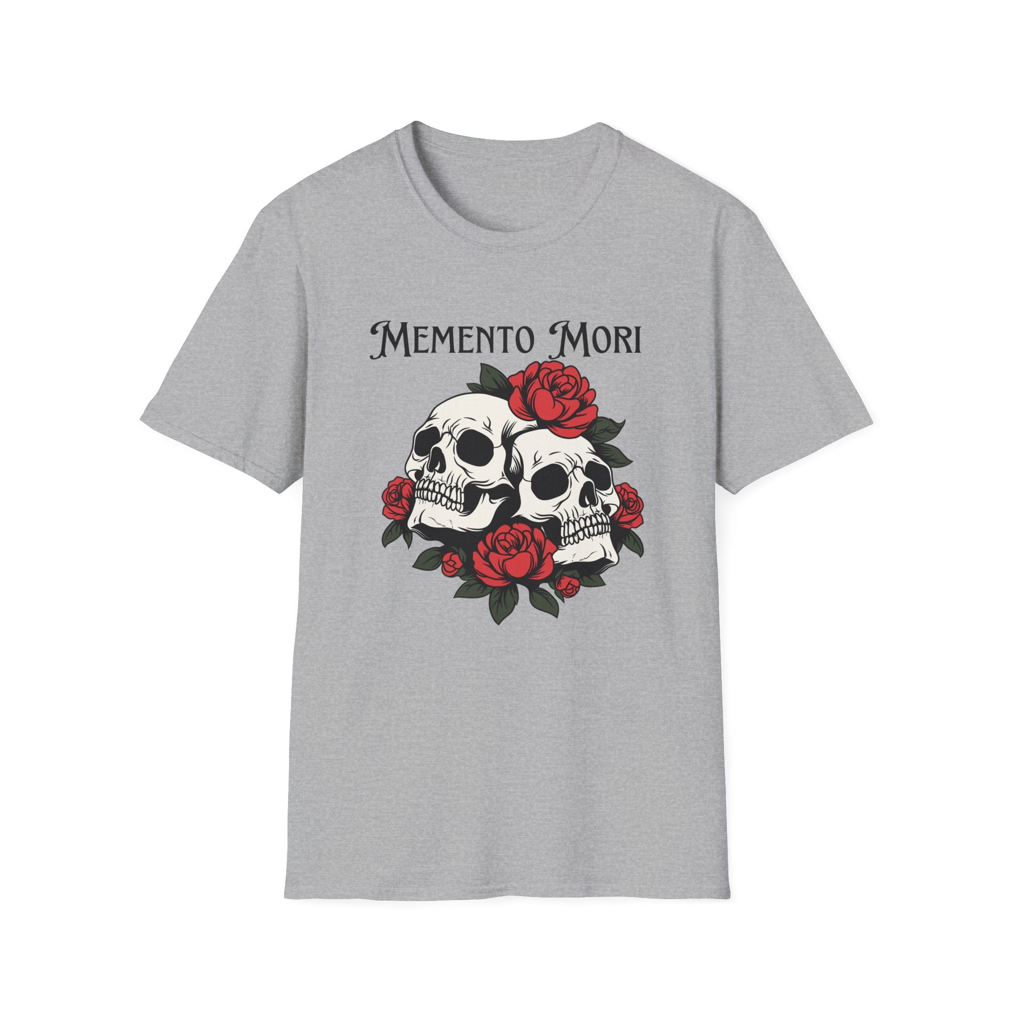 Memento Mori Floral Skull T-Shirt