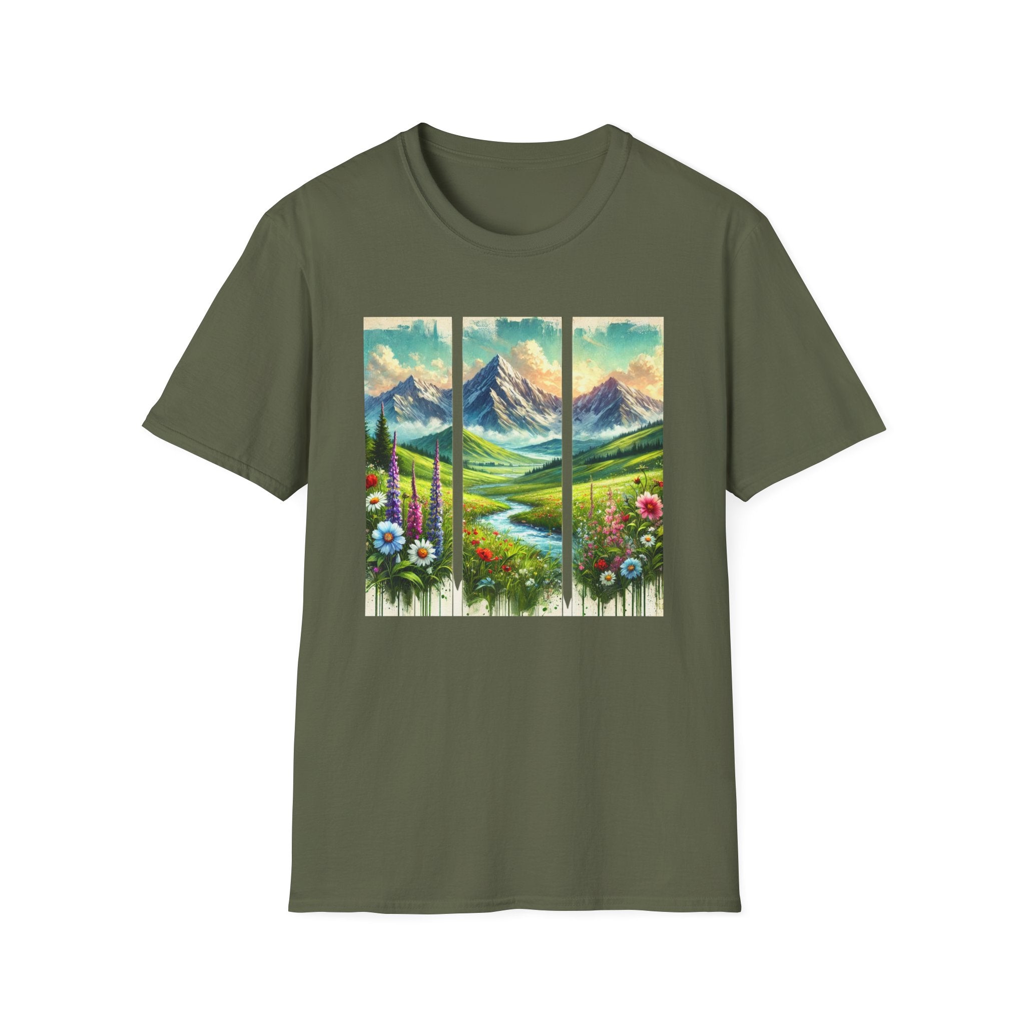 Mountain Bliss Landscape T-Shirt