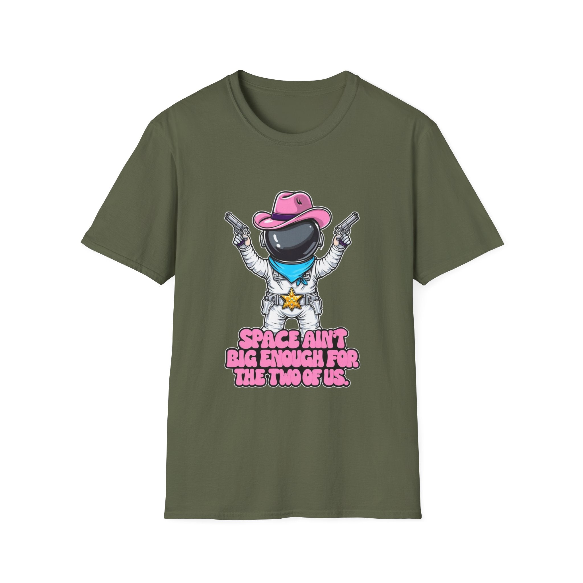 Space Cowgirl Galactic Showdown T-Shirt