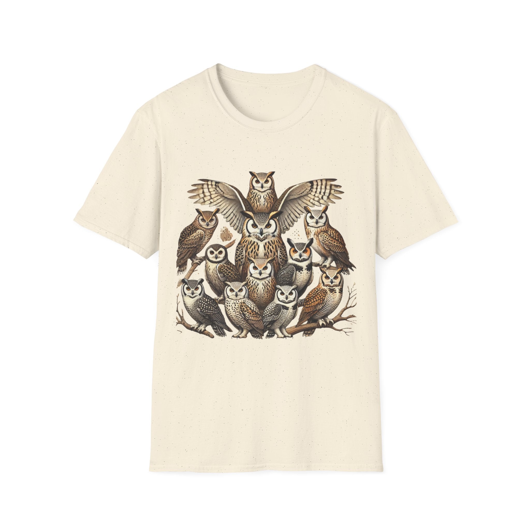 Owl Family Gathering – Vintage Nature