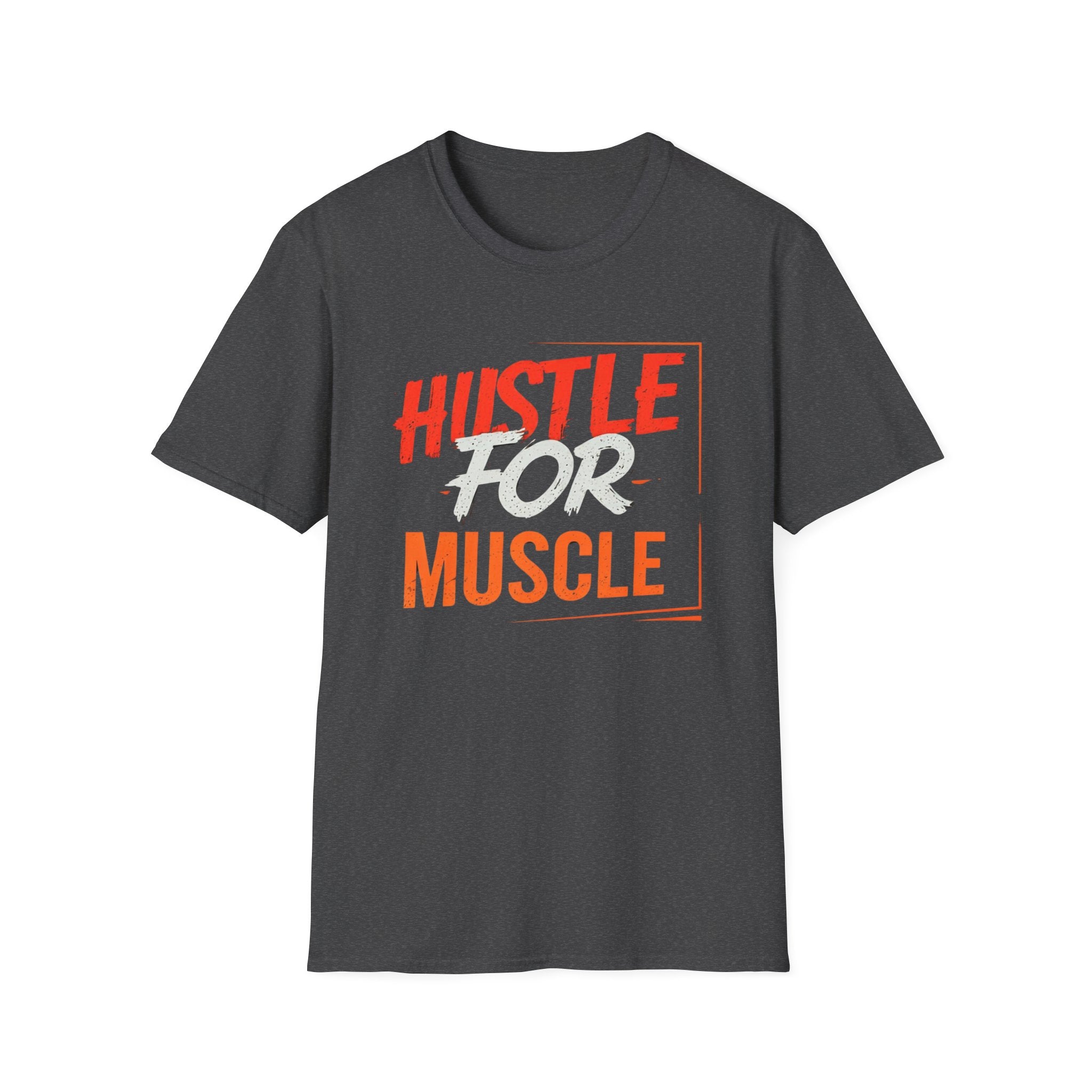 Hustle For Muscle – Box Style T-shirt