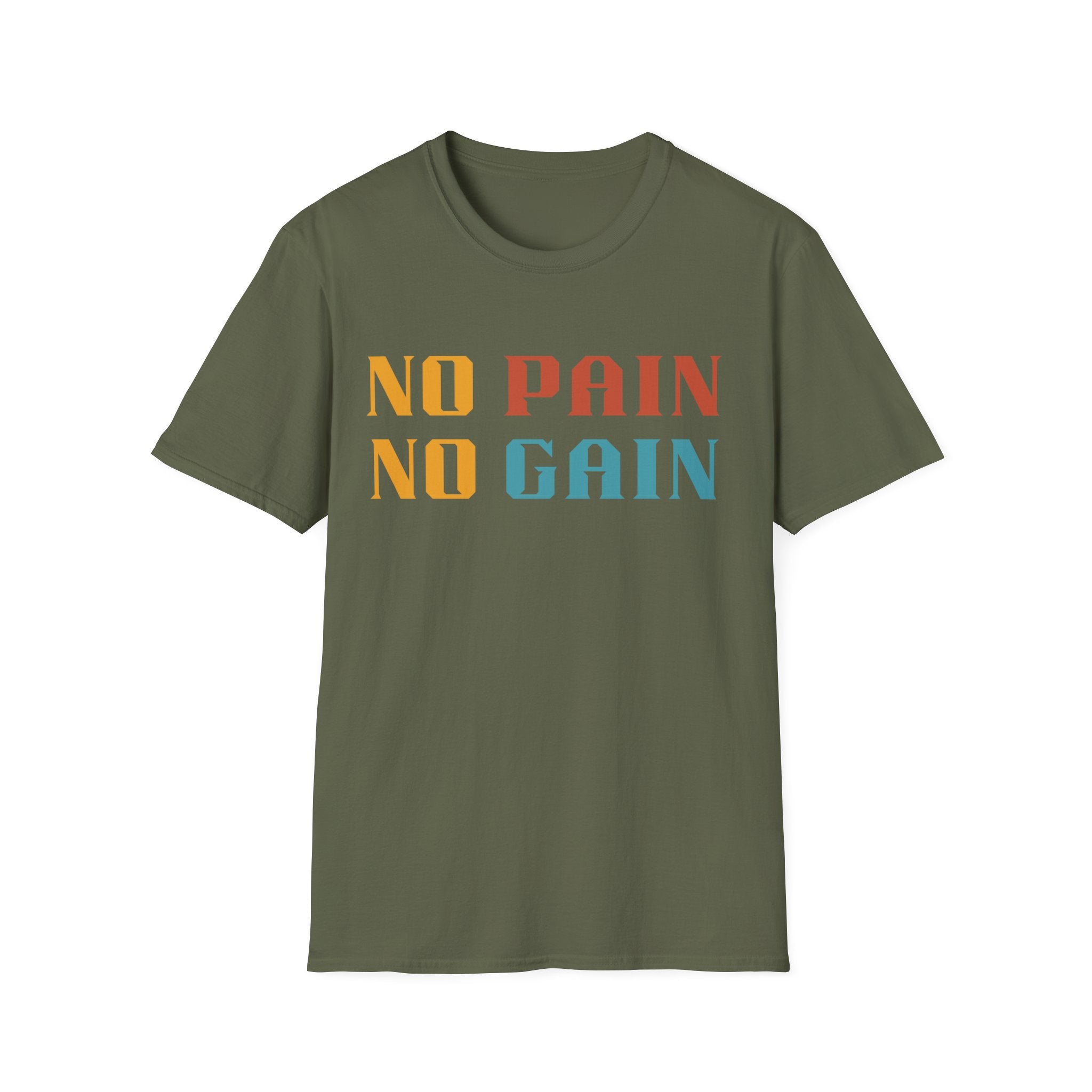 Retro Bold No Pain No Gain T-shirt