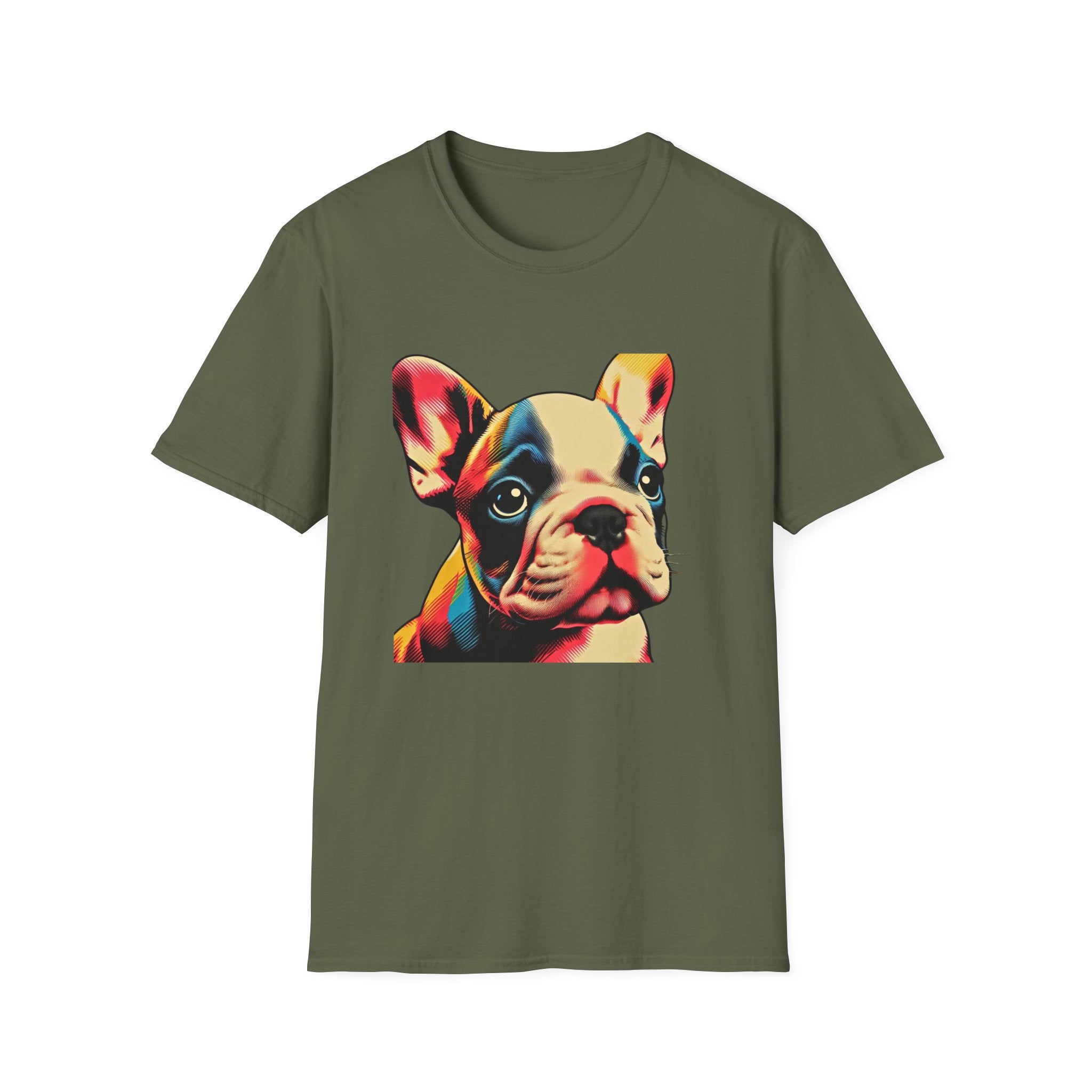 French Bulldog Pop Art Face T-Shirt