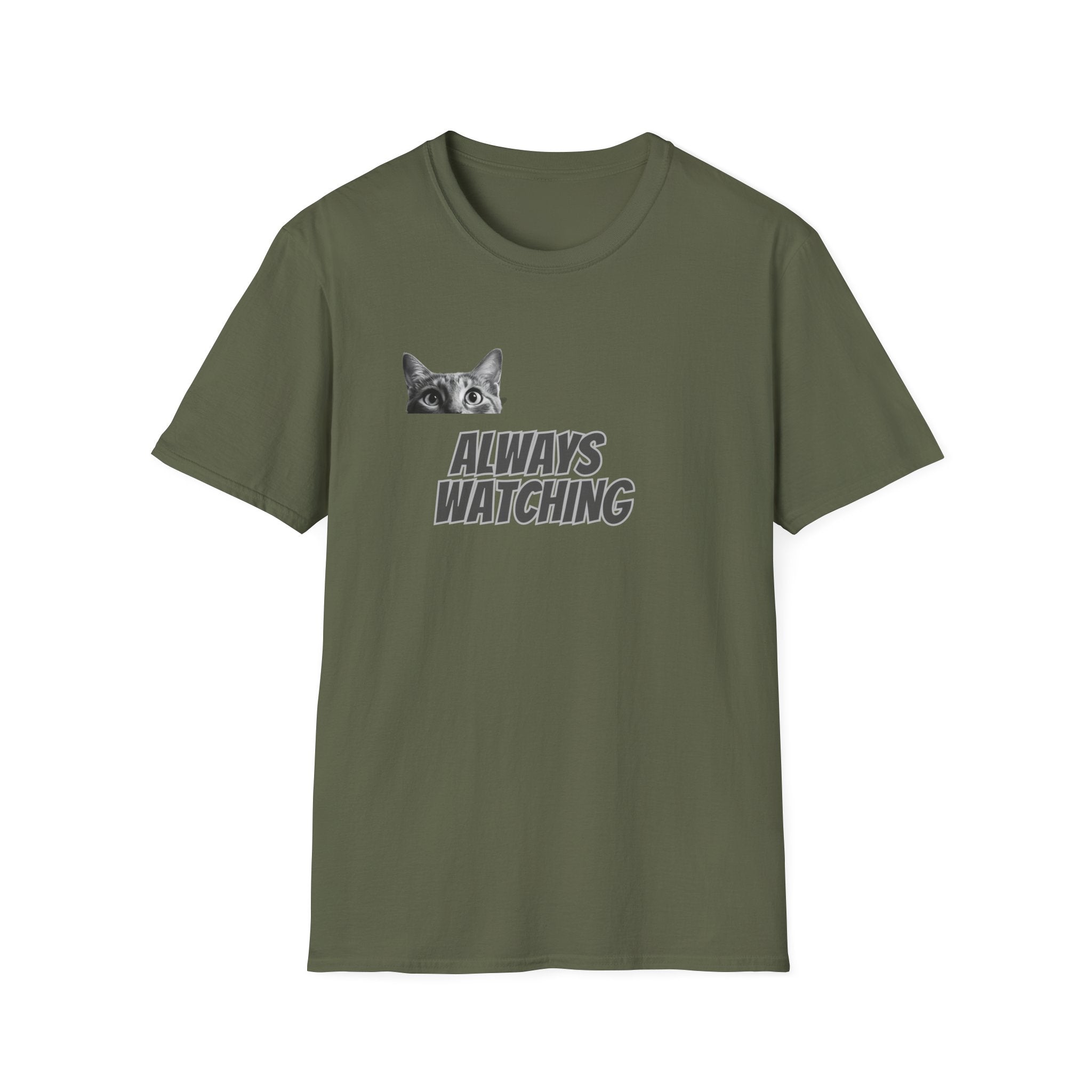 Always Watching Cat T-Shirt