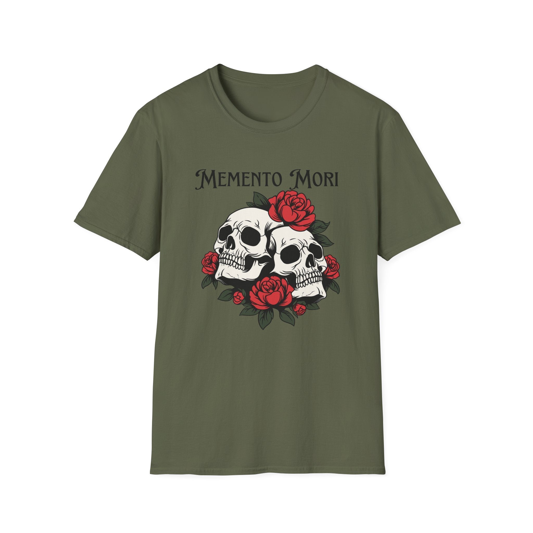 Memento Mori Floral Skull T-Shirt