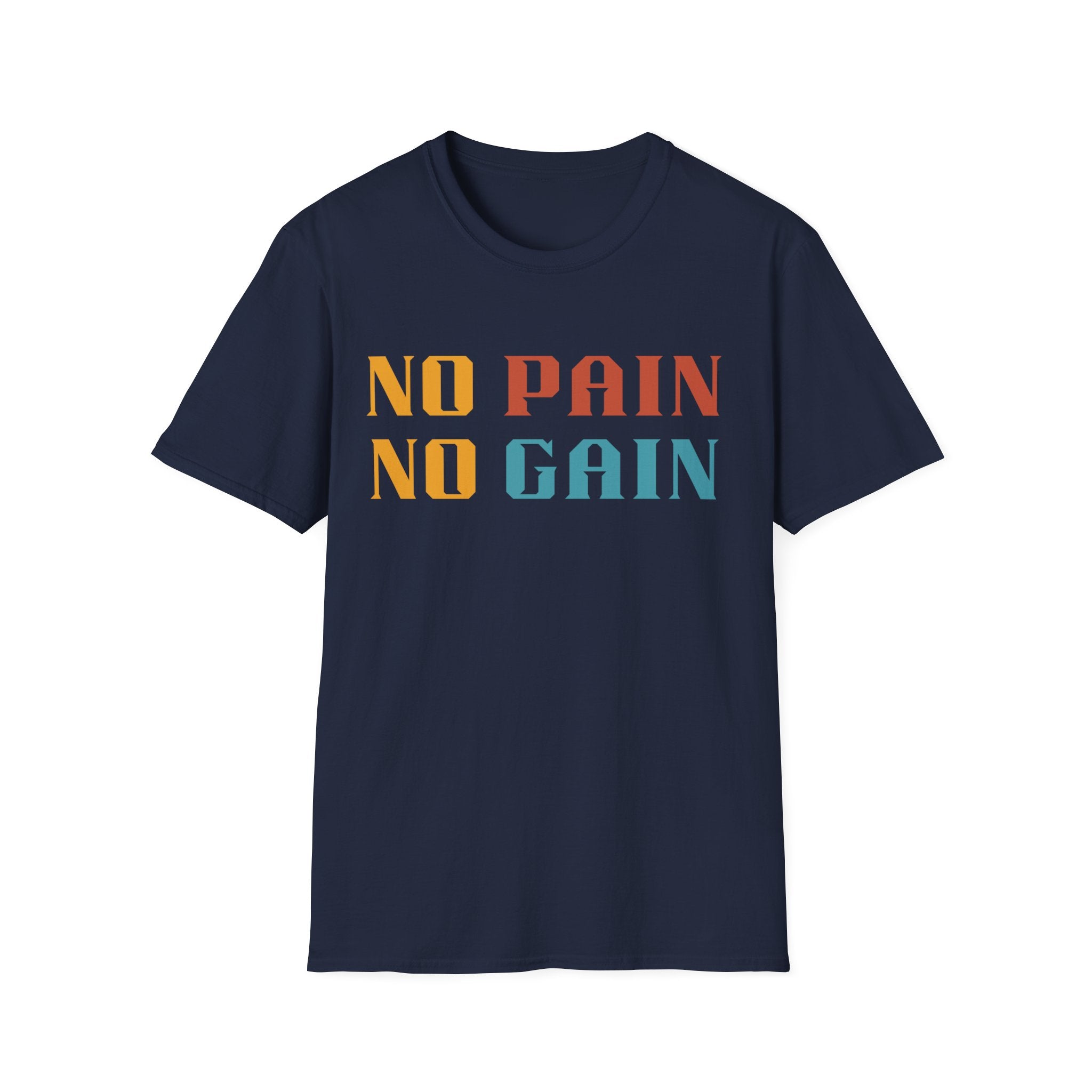 Retro Bold No Pain No Gain T-shirt