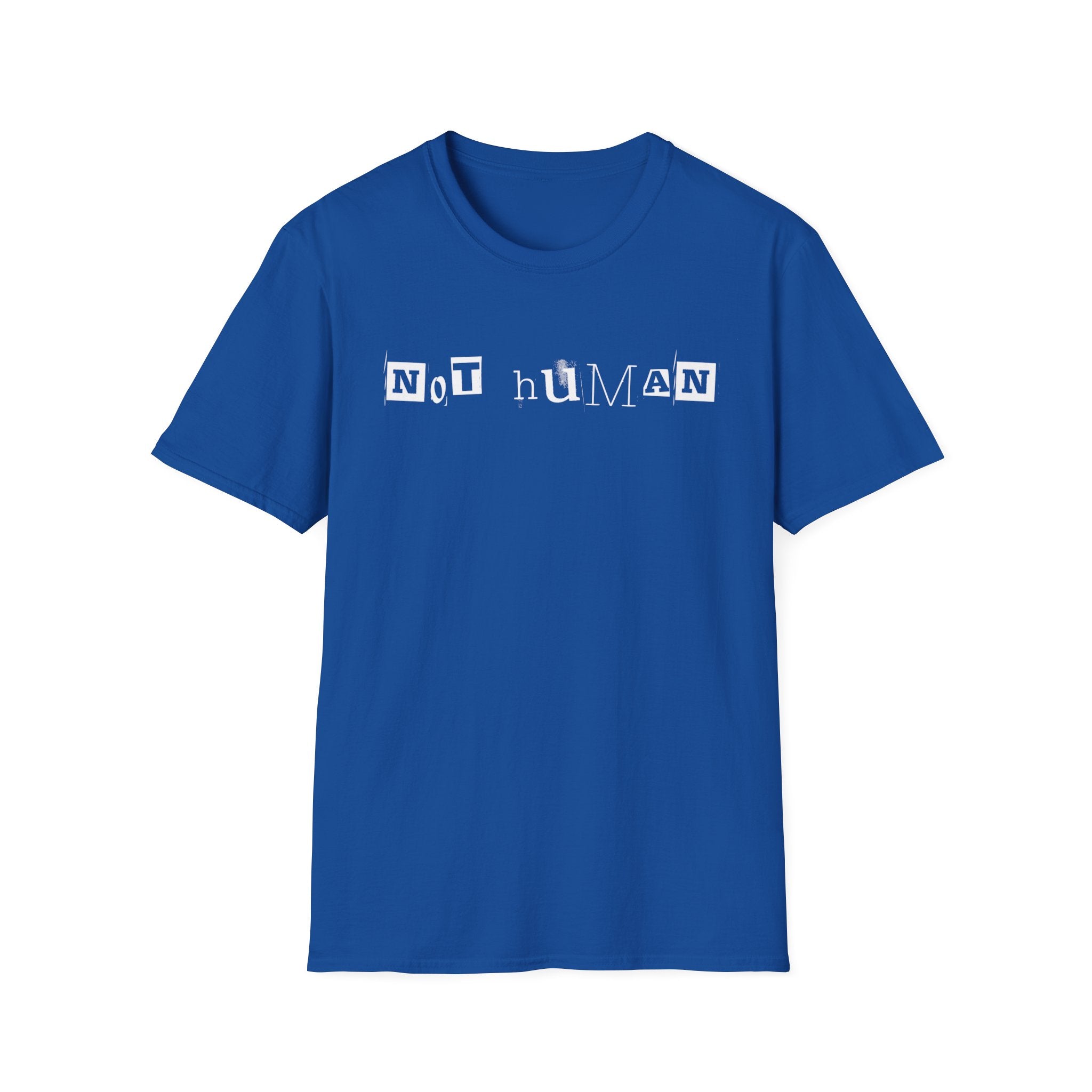 Not Human Letter Cutout T-shirt