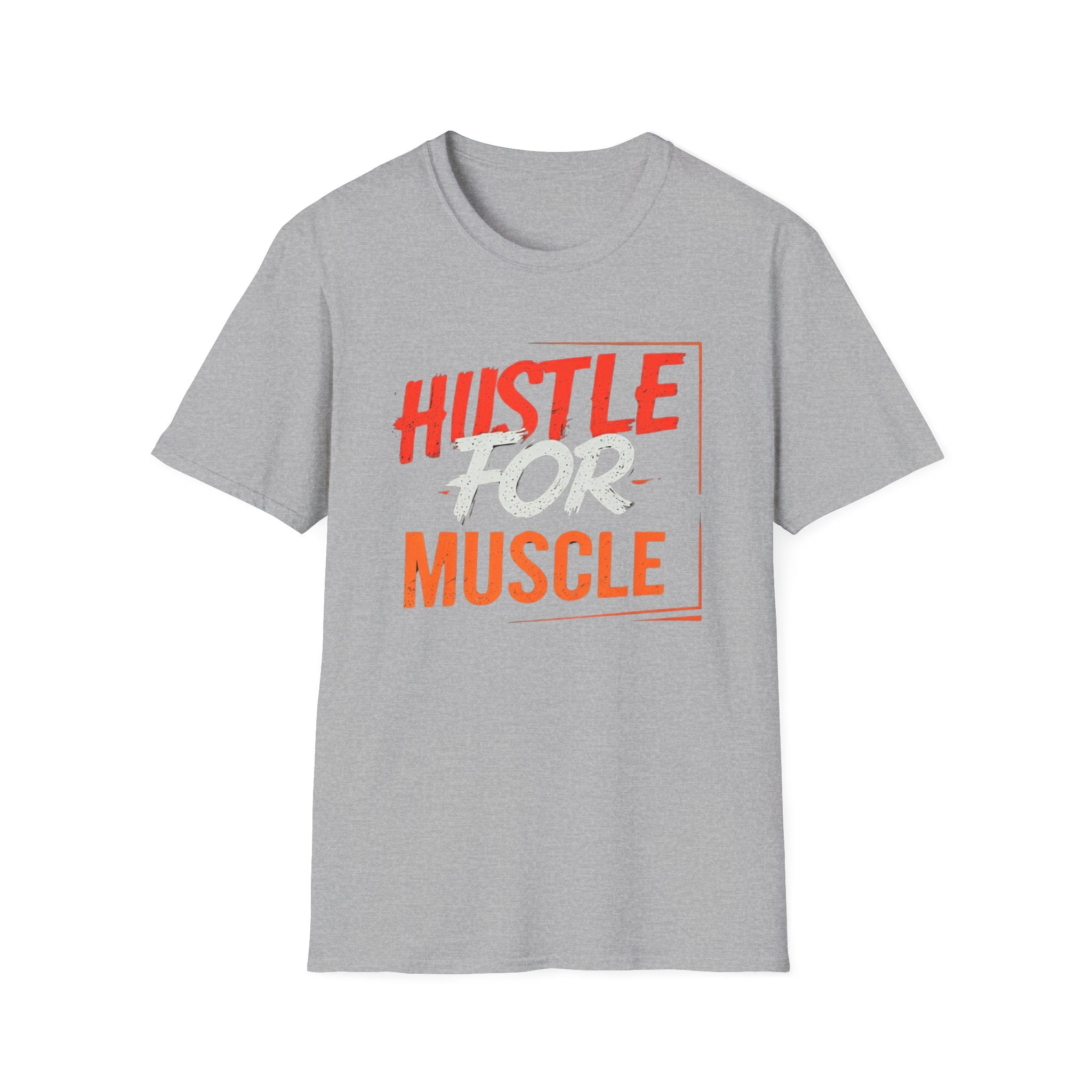 Hustle For Muscle – Box Style T-shirt