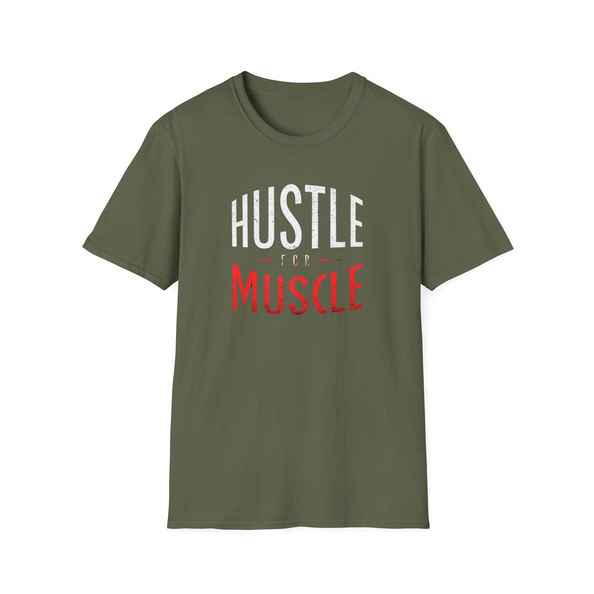 Hustle For Muscle – Classic Red Edition T-shirt