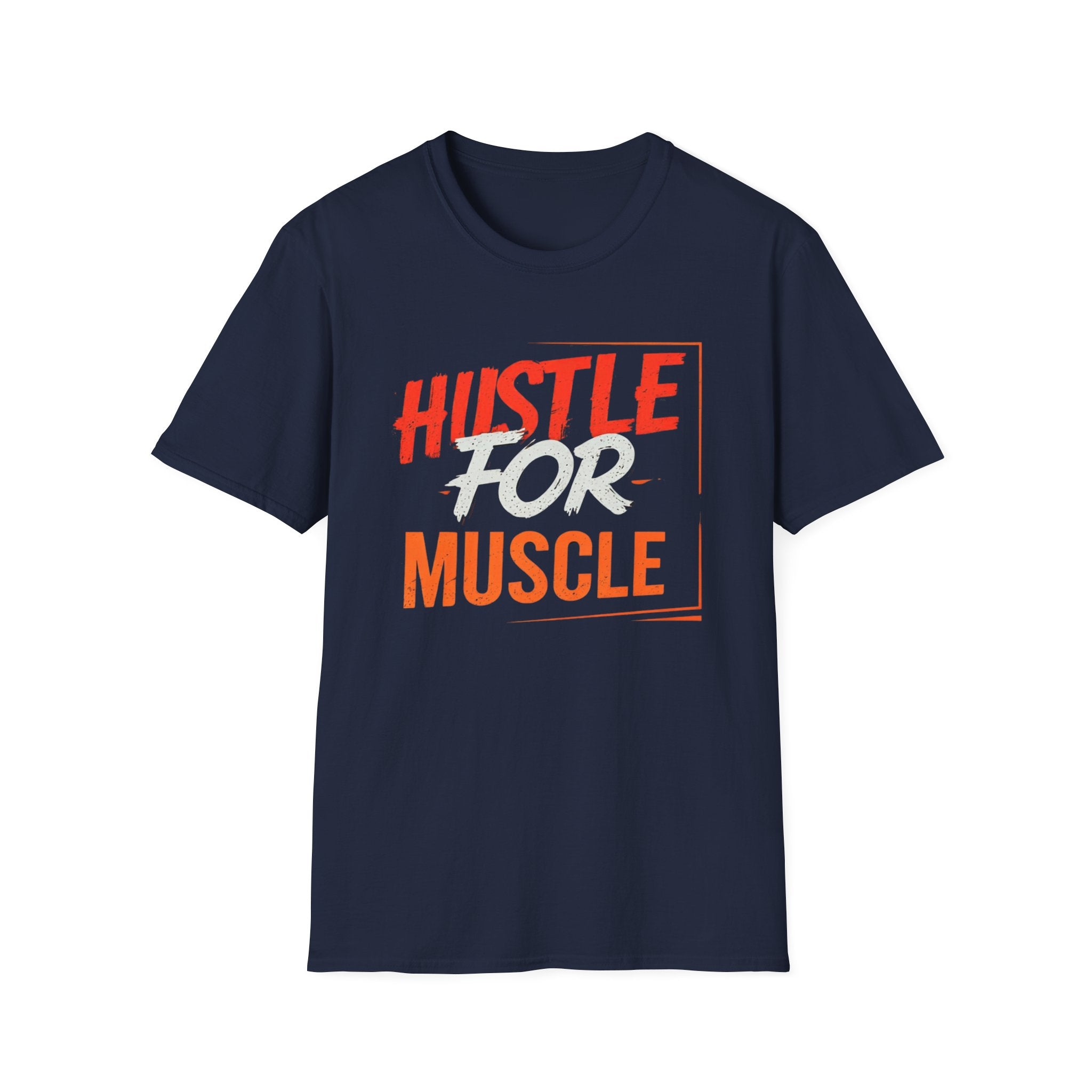 Hustle For Muscle – Box Style T-shirt