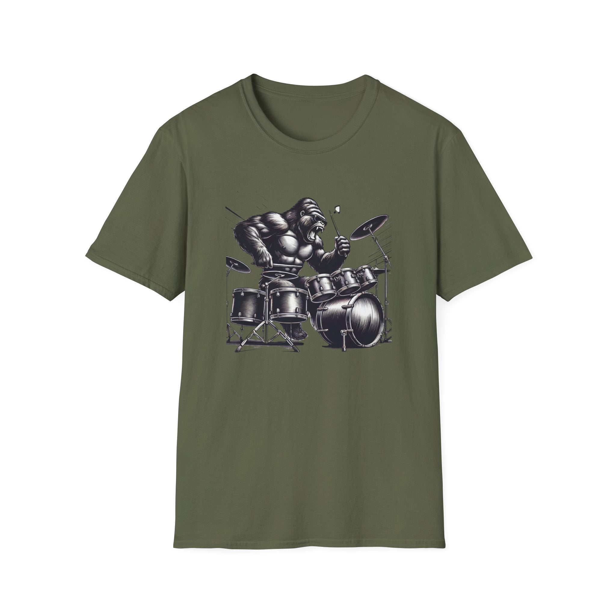 Gorilla Drummer T-Shirt