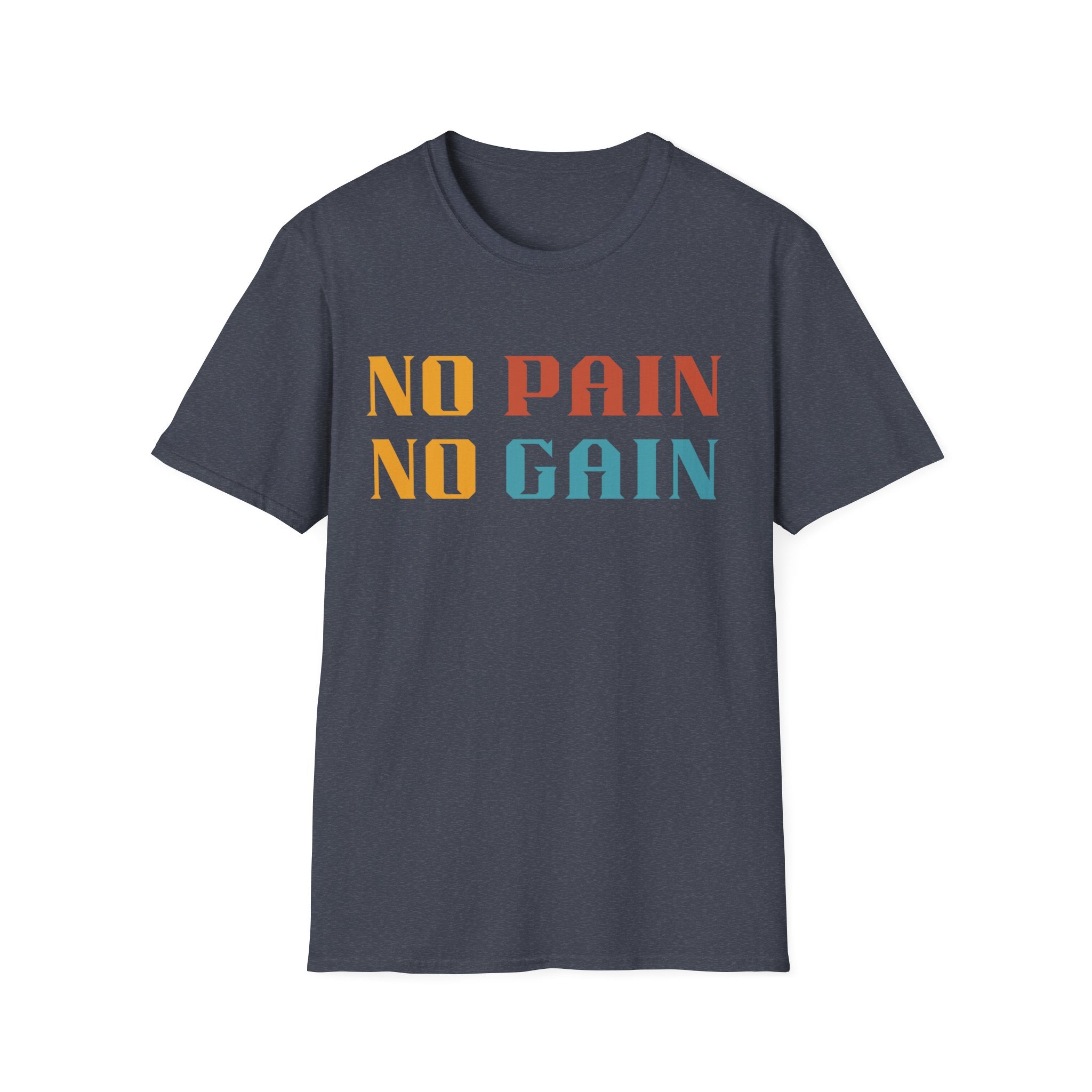 Retro Bold No Pain No Gain T-shirt