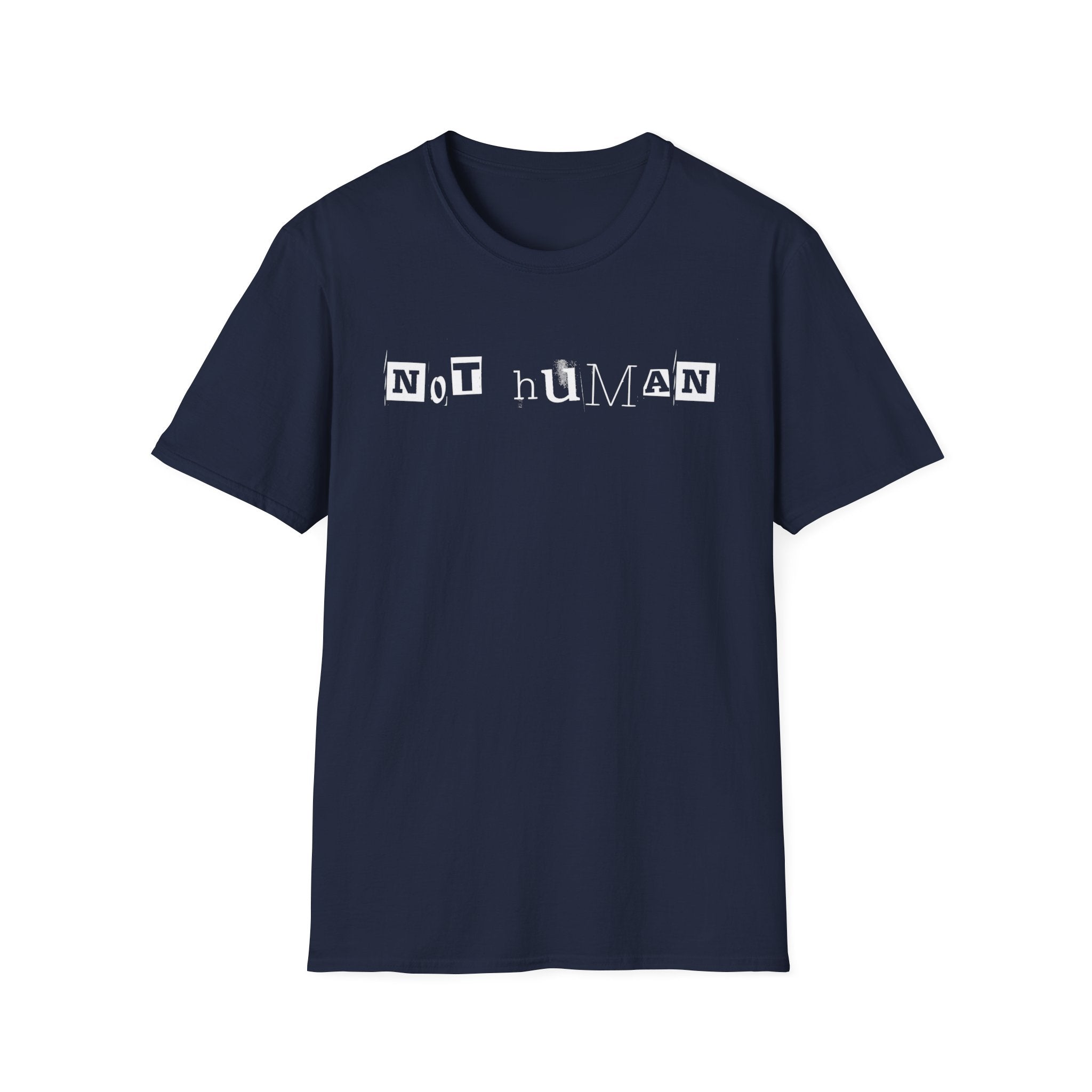 Not Human Letter Cutout T-shirt