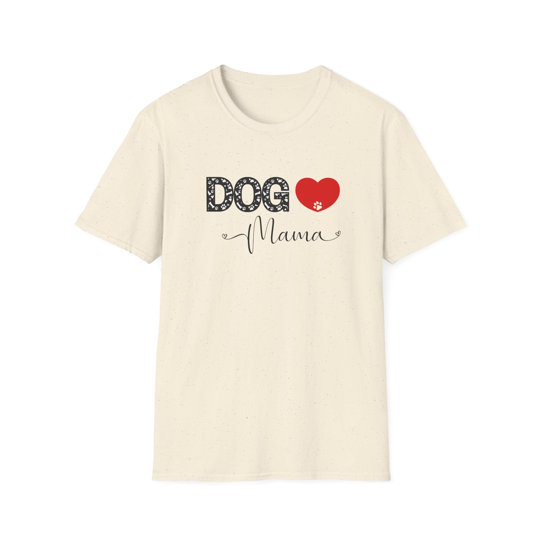 Dog Mama Heart Paw T-Shirt