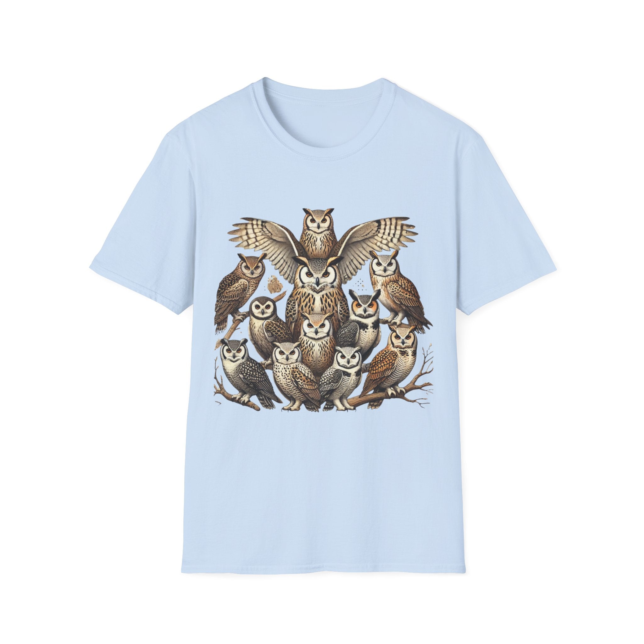 Owl Family Gathering – Vintage Nature