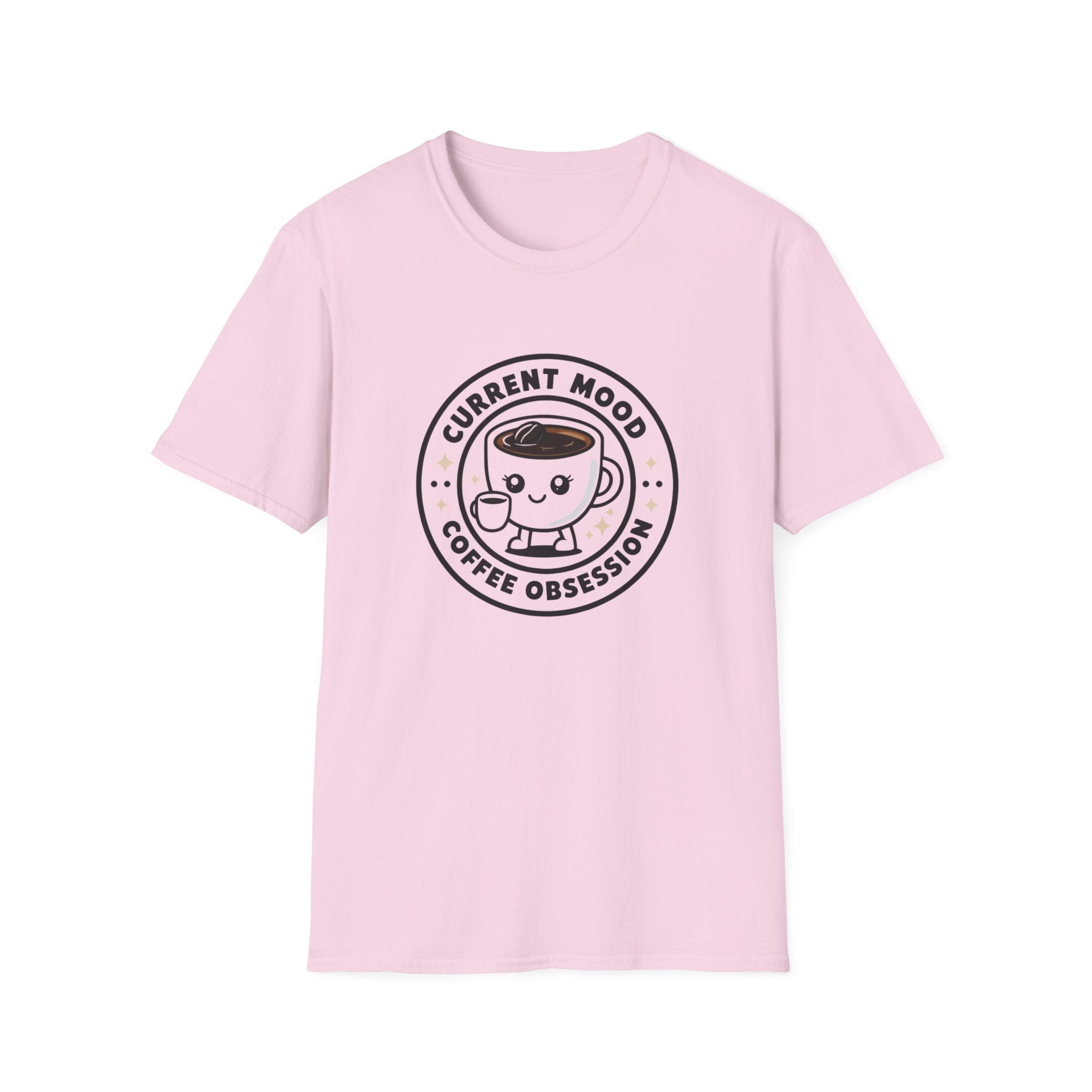 Coffee Obsession Mood T-Shirt for Coffee Lovers – Funny Caffeine Graphic T-Shirt