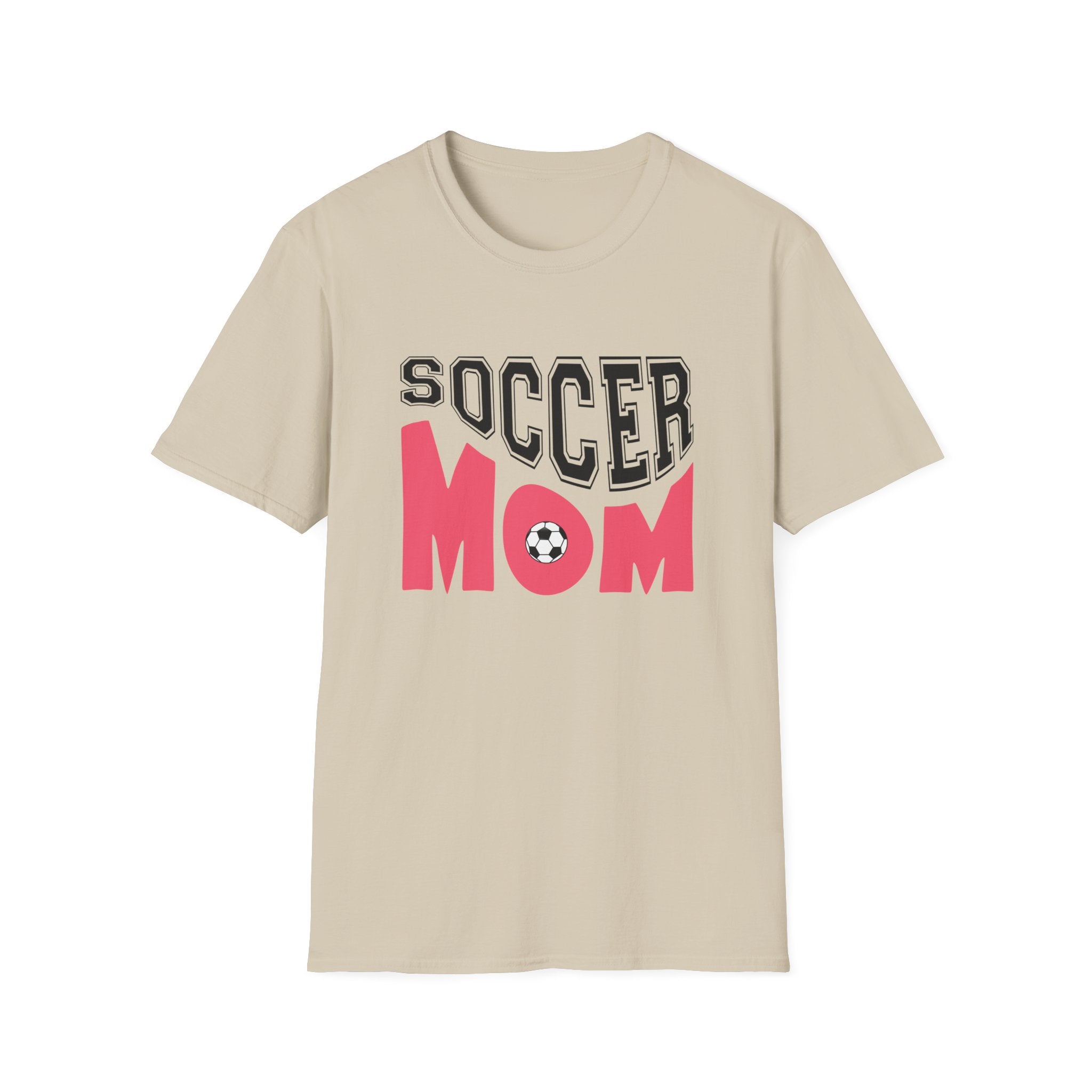 Soccer Mom Bold Letter T-Shirt