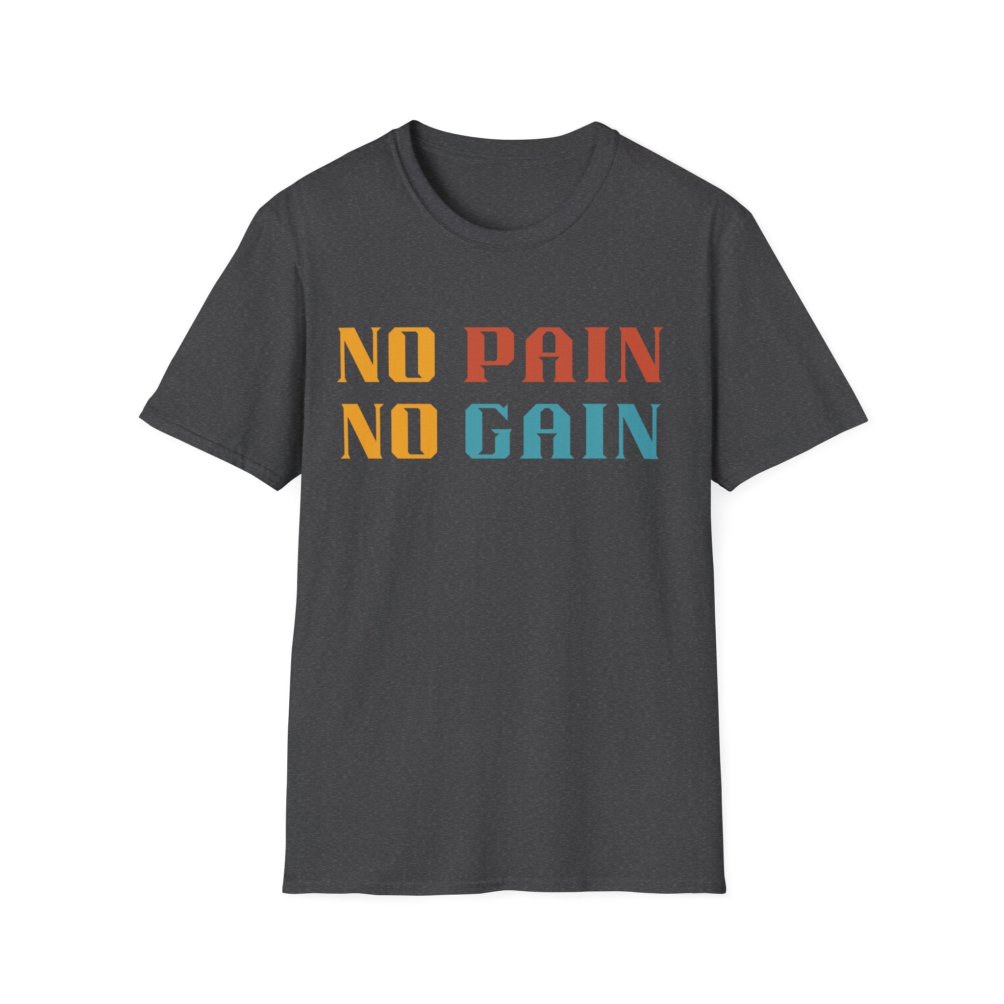 Retro Bold No Pain No Gain T-shirt