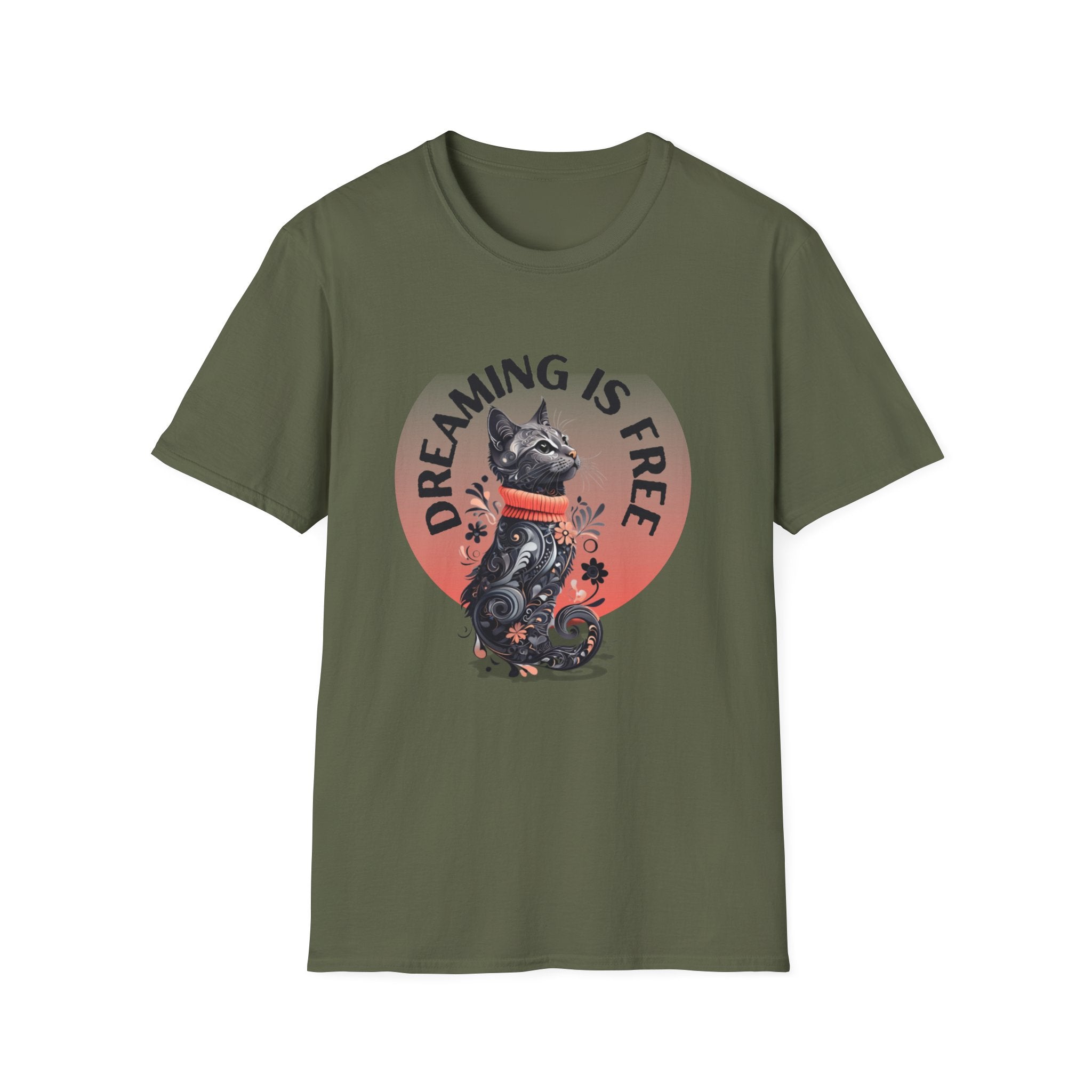 Dreaming Is Free Cat T-Shirt