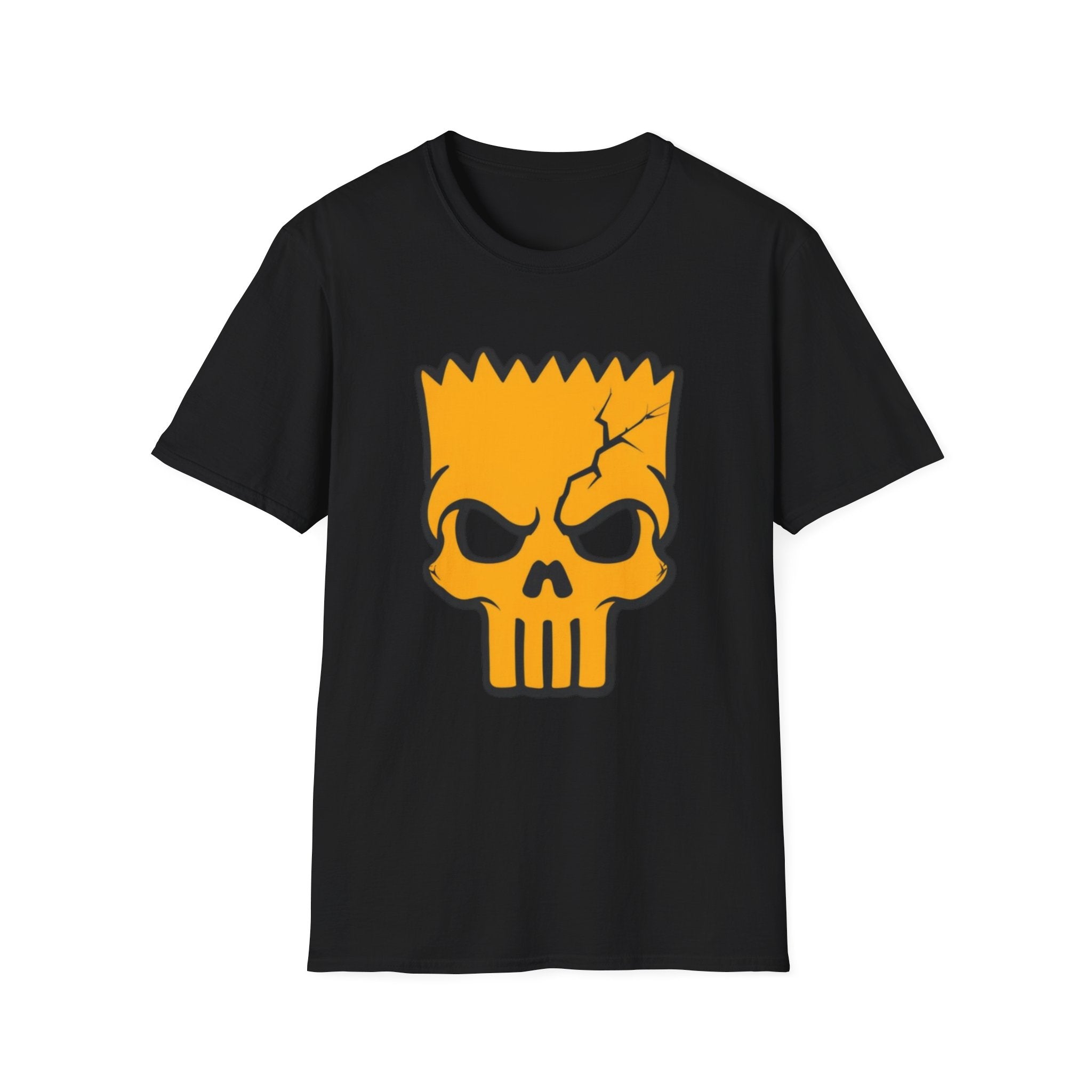Cracked Rebel Skull T-Shirt