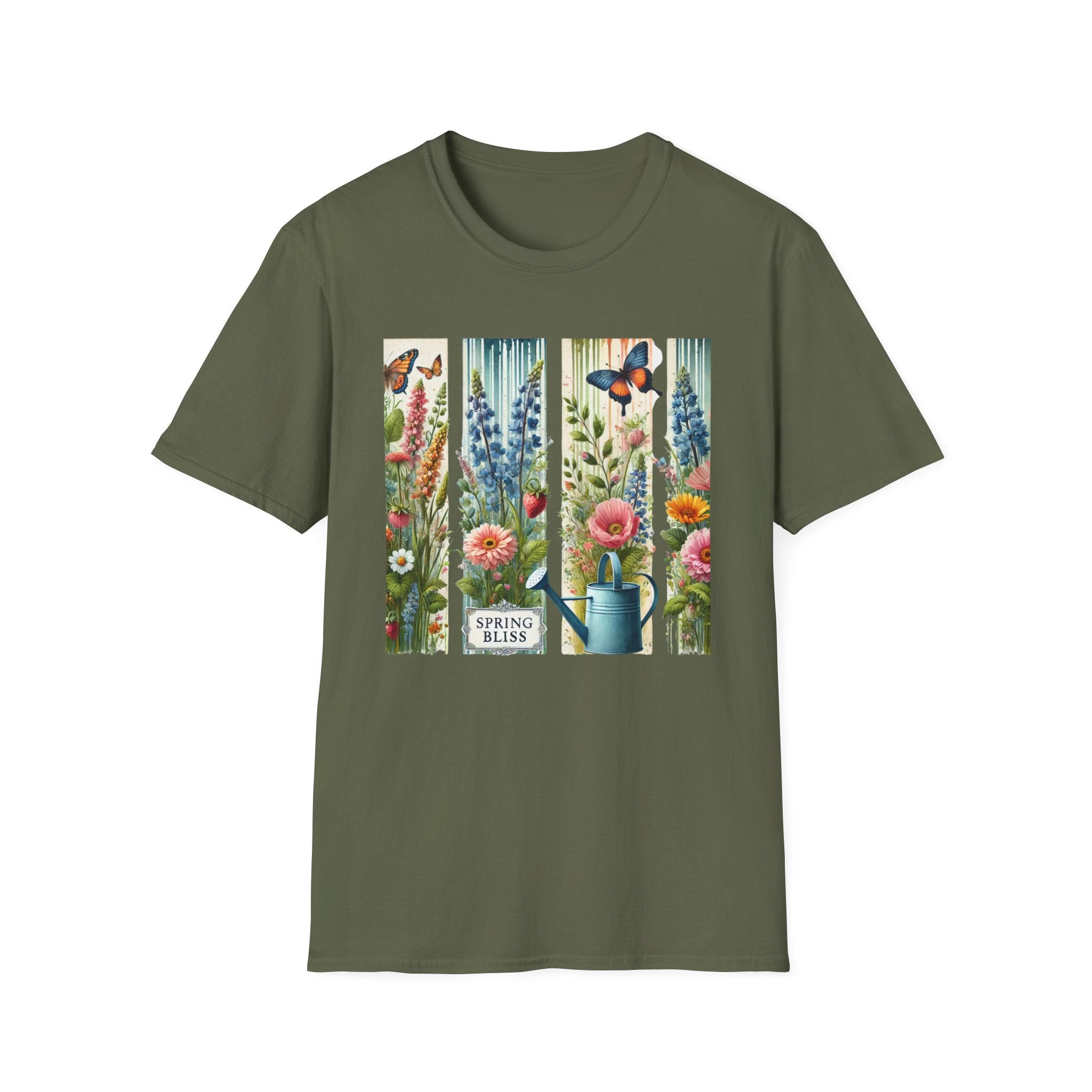 Spring Bliss Watercolor Floral T-Shirt