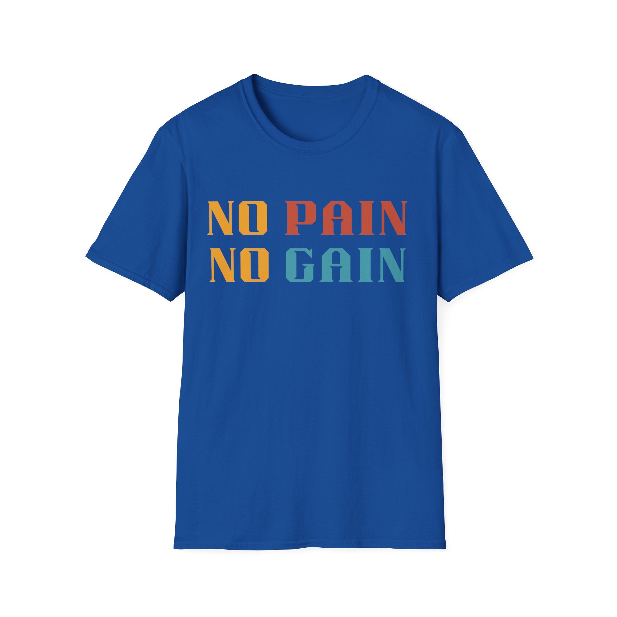 Retro Bold No Pain No Gain T-shirt