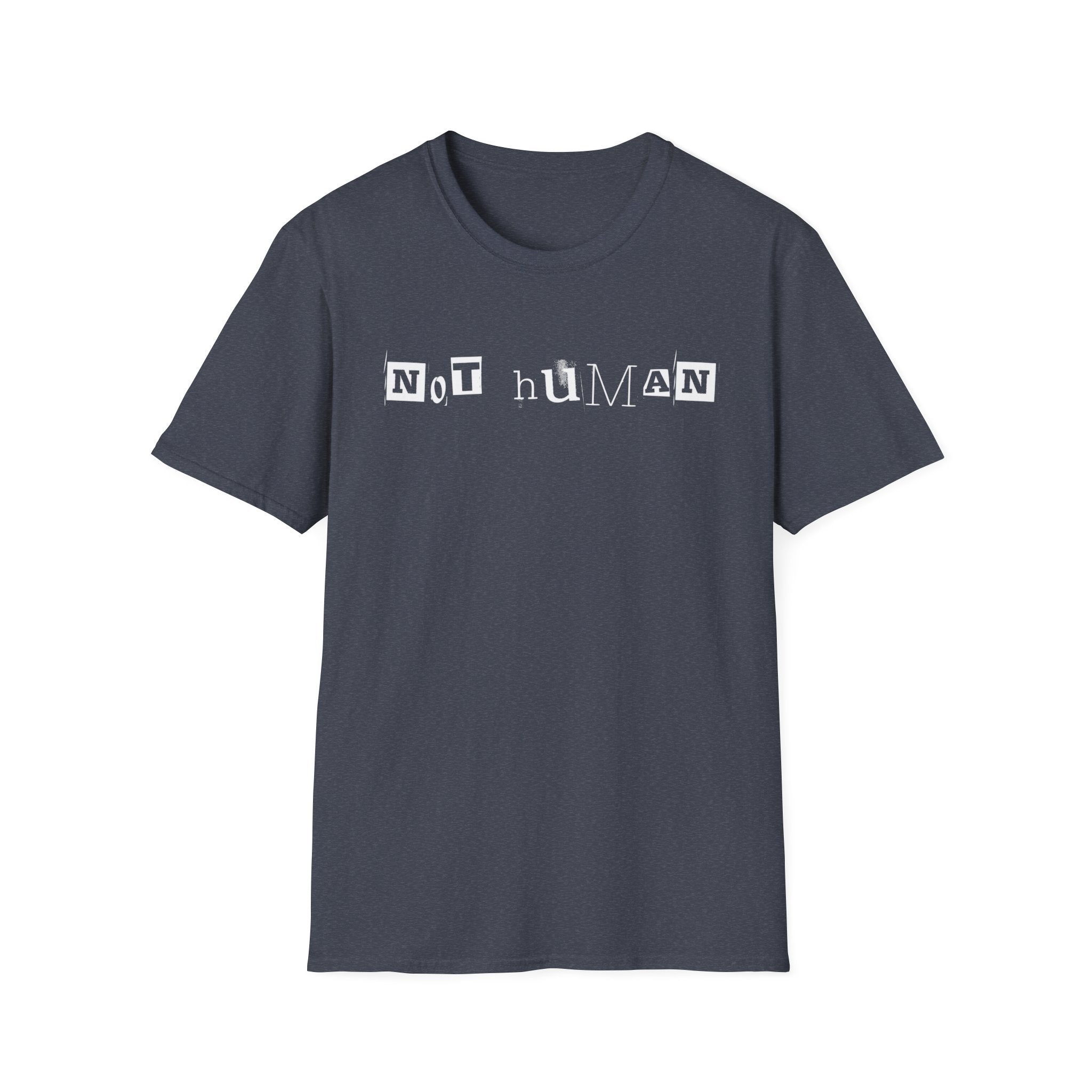 Not Human Letter Cutout T-shirt